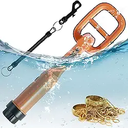 Detector de metal subaquático, à prova d'água, IP68 portátil, detector de metais subaquático portátil, pequeno detector de metais para mergulho na praia e busca de tesouros