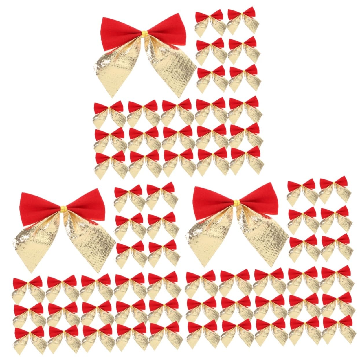 Lazos de Navidad PRETYZOOM para cubrir todo el árbol sin que falten adornos de oro