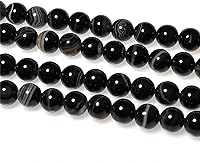 Vista 59 de MJDCB Natural Multicolor Volcanic Lava Stone Round Loose Stone Beads DIY for Jewelry Bracelet Making 15" (6mm, White)