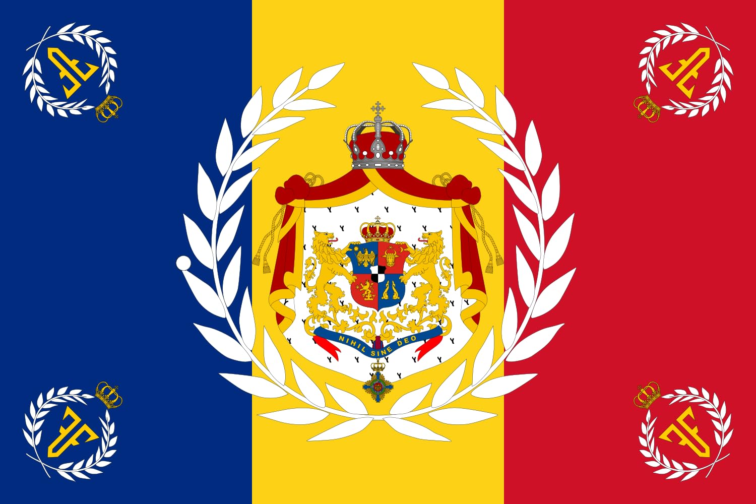 Drapeau armée roumaine XL l'esprit et l'histoire de 1914 à transmettre