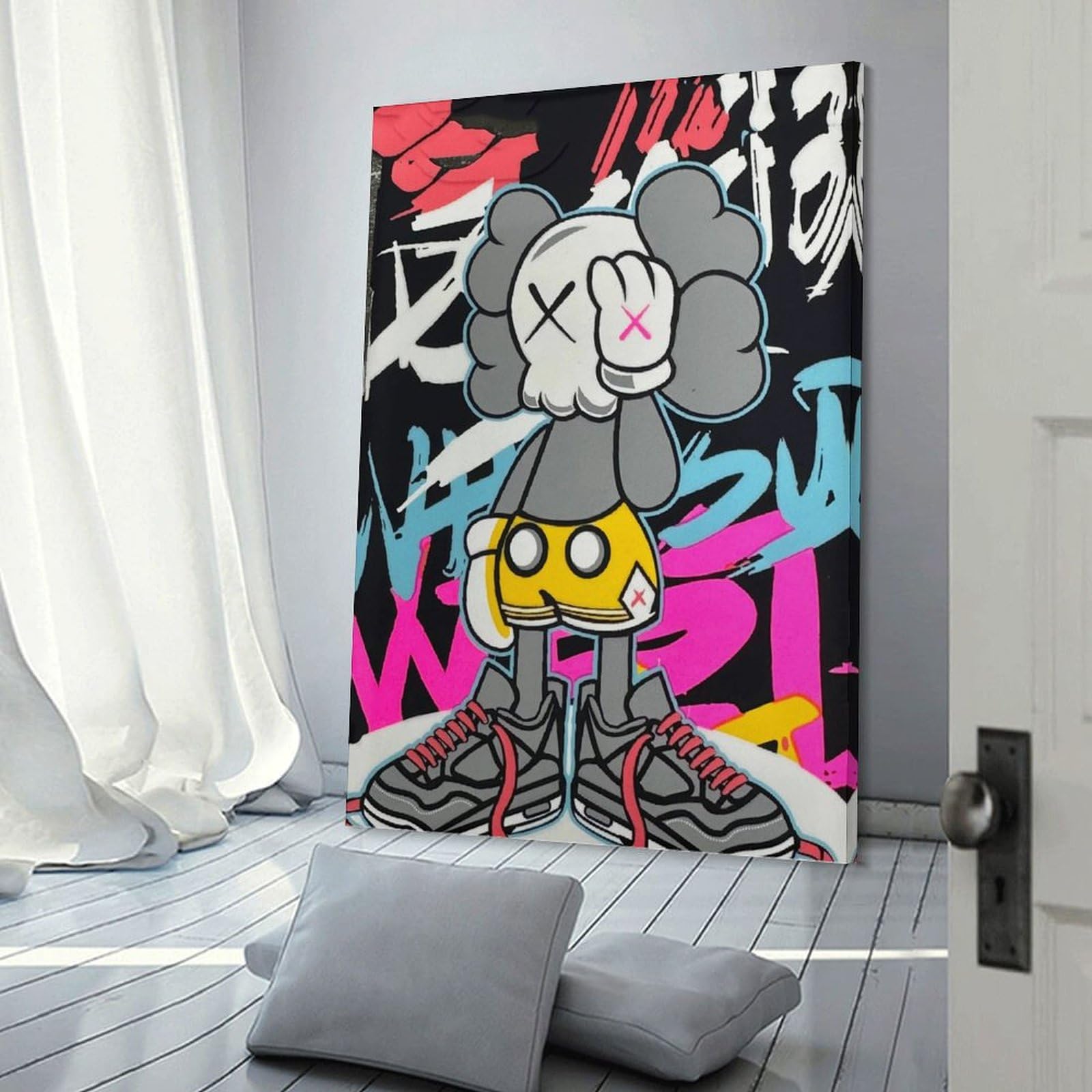 Amazon.co.jp: KAWS Sesame Street 絵画 インテリア カウズ セサミ