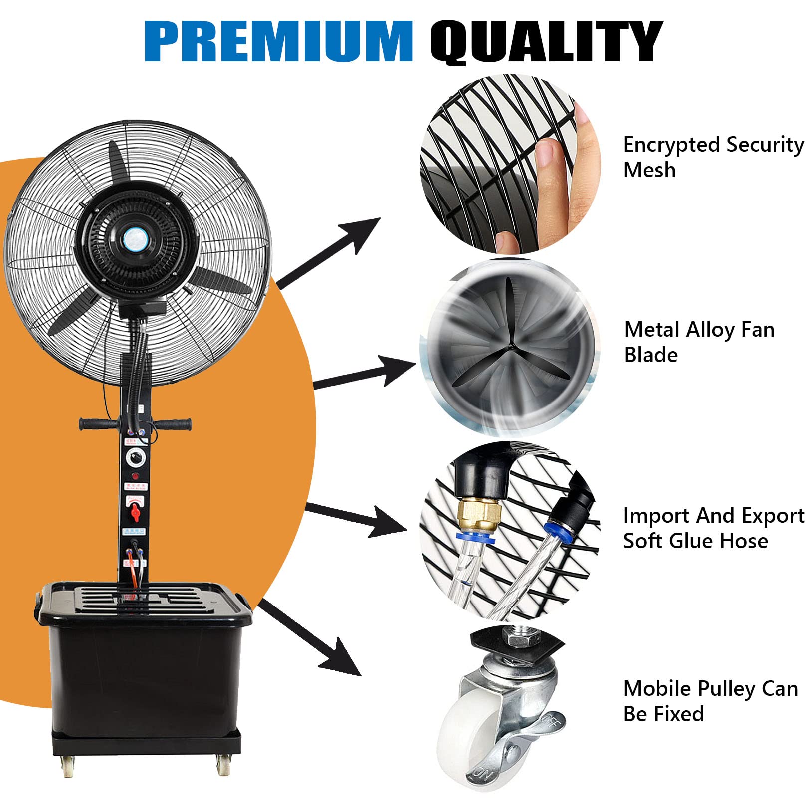 C*e様 Air Revolution MIST FAN C*e様 Air Revolution MIST FAN versamist-misting-fan-without-