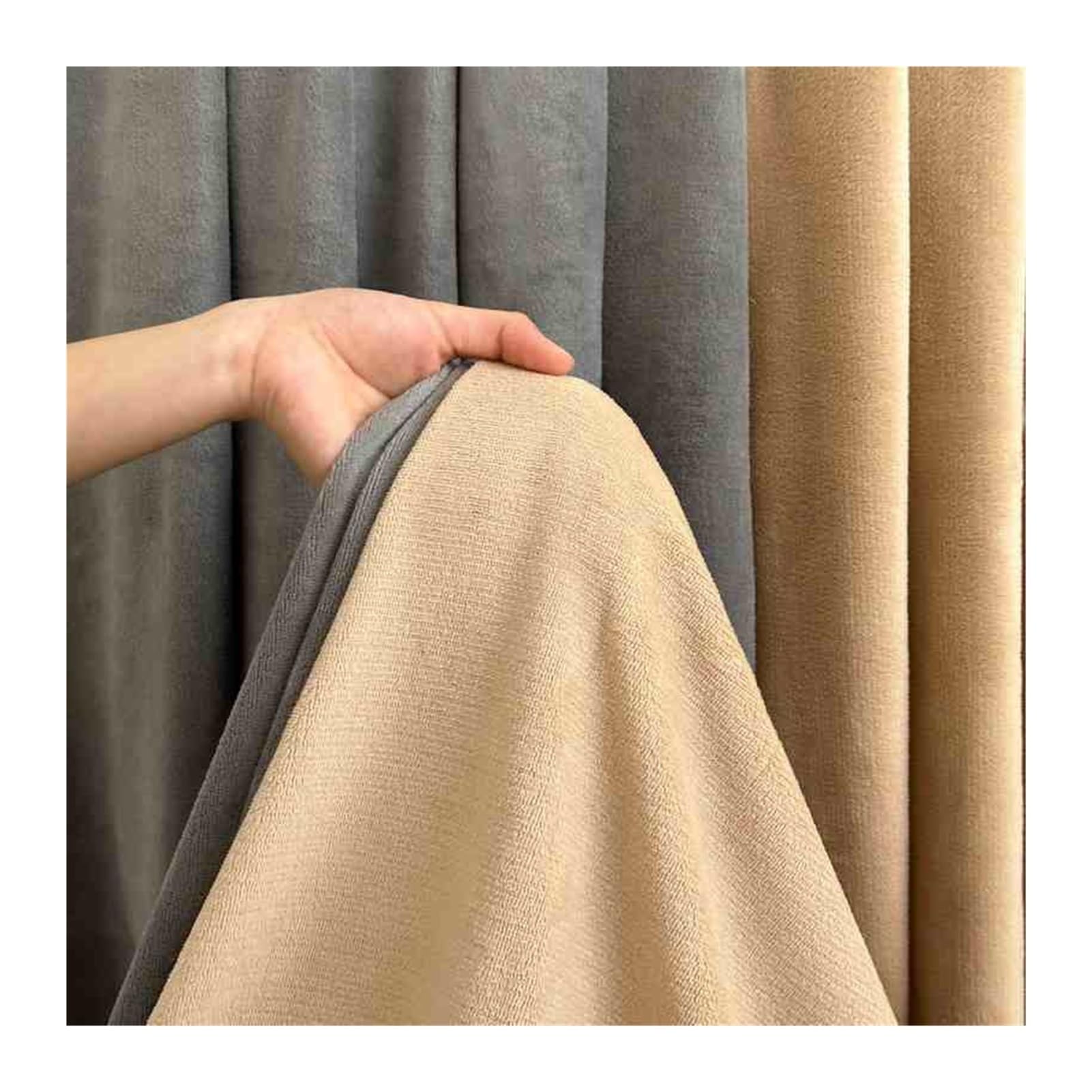 Bettlaken ohne Gummizug 120x230 160x230 200x230 240x250 Flauschige Plüsch Betttuch Winter Warm Flanell Fleece Haustuch Cashmere Touch Kuschelig Laken(Khaki,240x270cm)