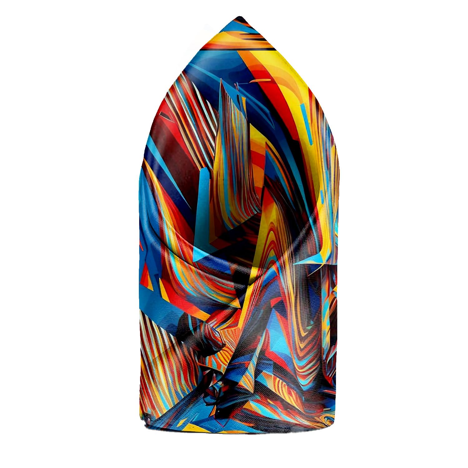 Printed Abstract Multicolor Pocket Square for Men-image-13