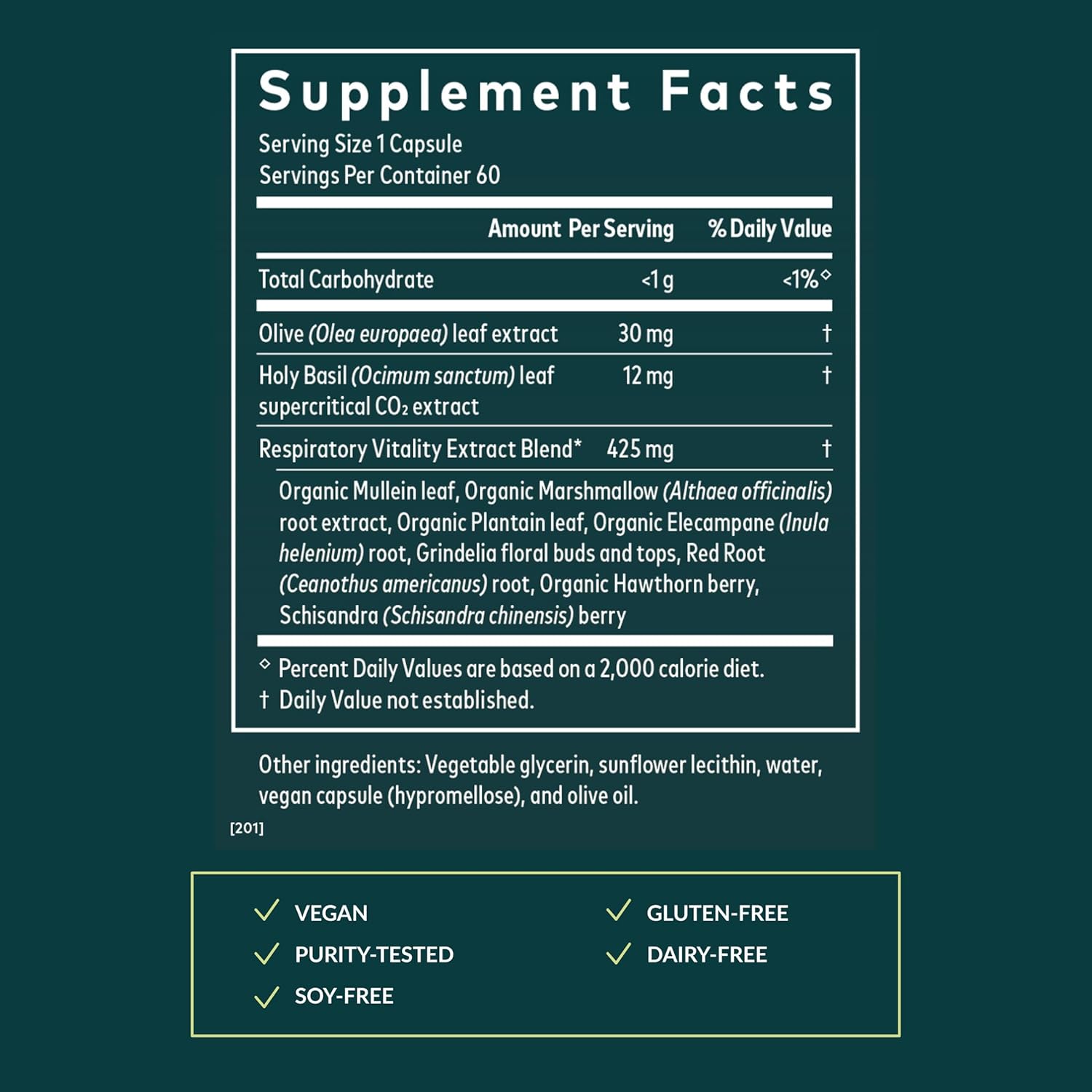 Gaia Herbs Mighty Lungs - Lung Support Supplement with Herbs Traditionally Used to Help Maintain Respiratory Health* - 60 Vegan Liquid Phyto-Caps (60 Servings) - Image 3