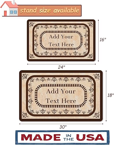 Miniatura 10 de Magimagine Tapete personalizado para puerta exterior e interior  Tapete de bienvenida personalizado para interiores y exteriores para puerta