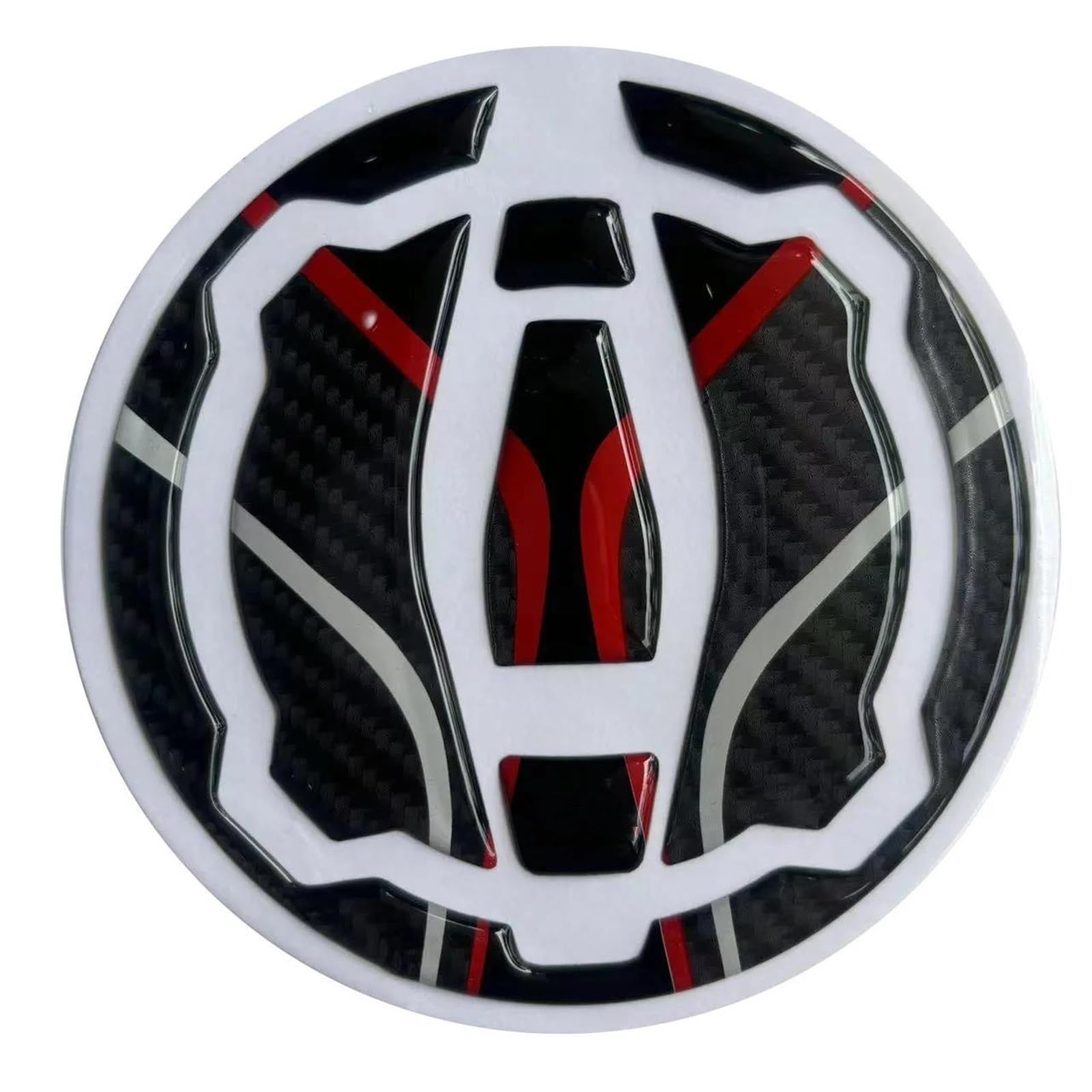 Dtsgcx Color1 Motorcycle Accessories Stickers For Kawasaki For Z900 For Z400 650 X300 Carbon Fiber Fuel Tank Cap Decal(Color1)