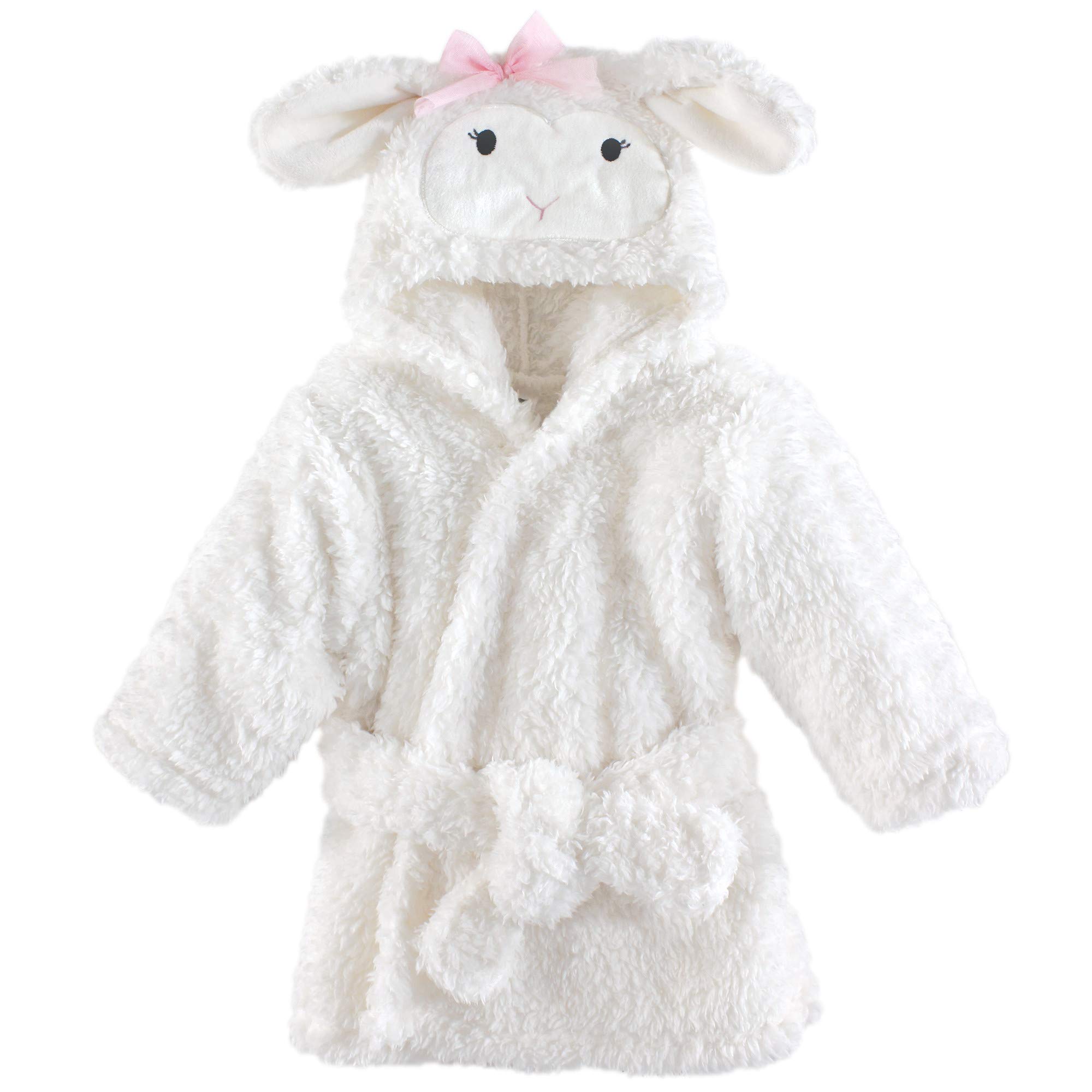 Hudson Baby Unisex Baby Plush Animal Face Bathrobe