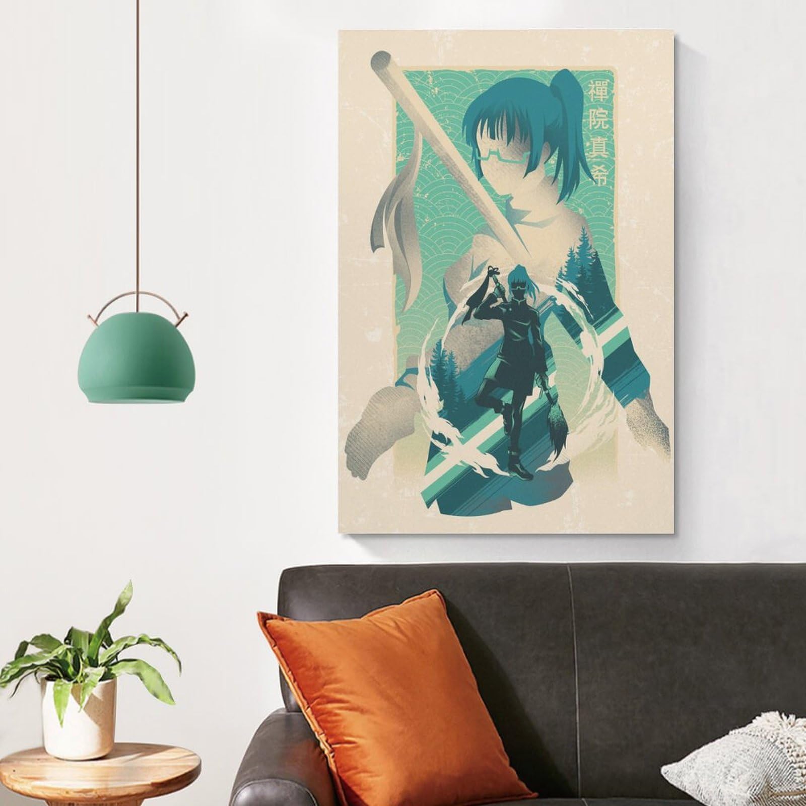 Amazon.co.jp: 呪術廻戦ペルソナ禪院真希 HD ポスター 30 キャンバス