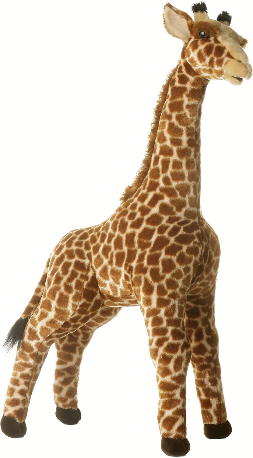 Aurora® Realistic Miyoni® Acacia Standing Stuffed Animal - Lifelike Details Make a Cherished Companion - Perfect for Decorating Bedrooms or Classrooms - Brown 28 Inches