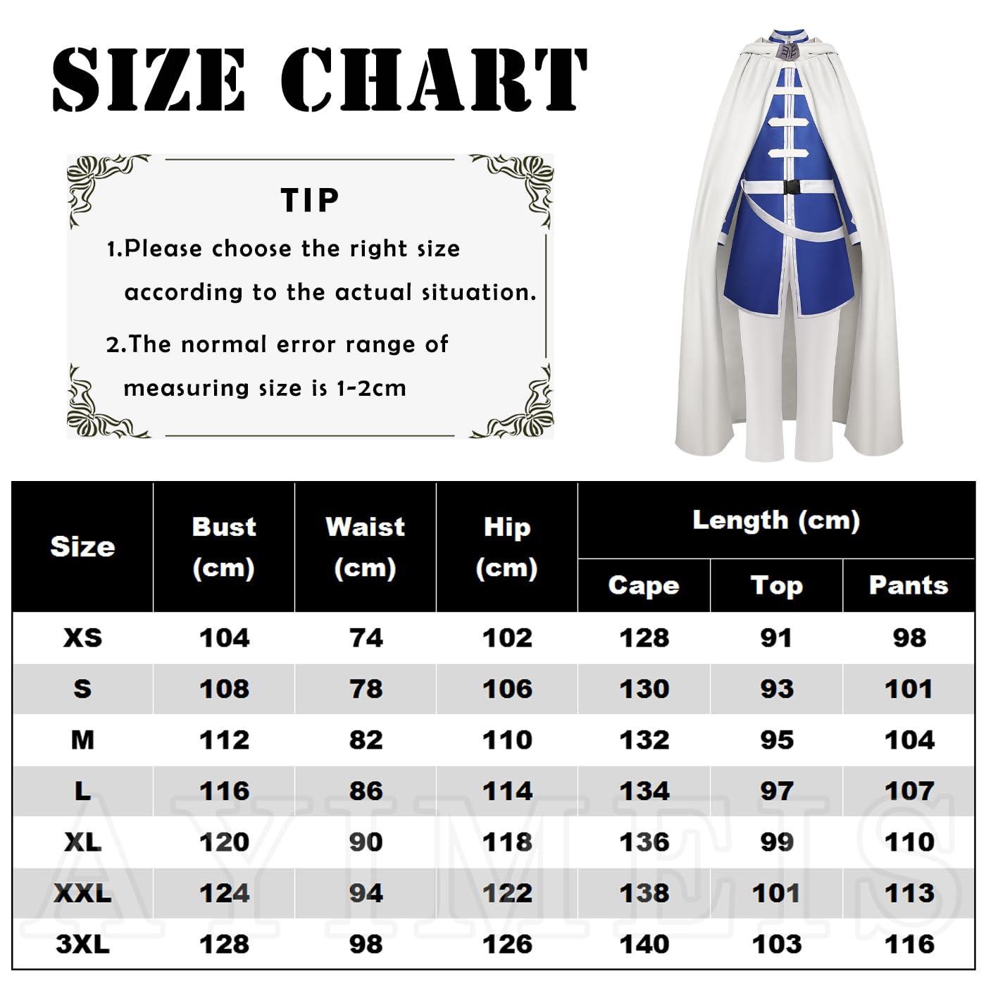 Himmel Cosplay Costume Completo con Parrucca Anime Frieren at the Funeral Outfit Frieren Cosplay Himmel Costume Natale Festa Halloween Carnevale Party Stage Performance Adulti XS-3XL