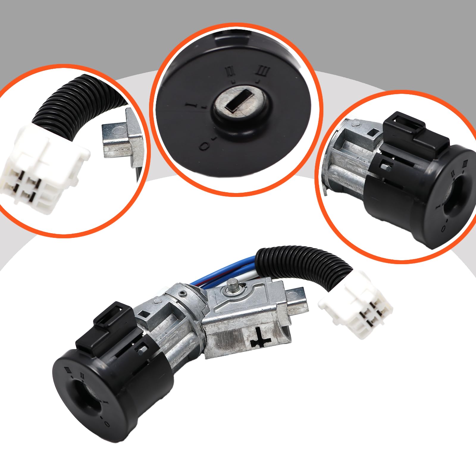 Blocco di accensione Neiman, interruttore di accensione, bloccasterzo, N0501412 per 107 Aygo C1 N0502200 1608745880 4162FJ 4162FK N0501412