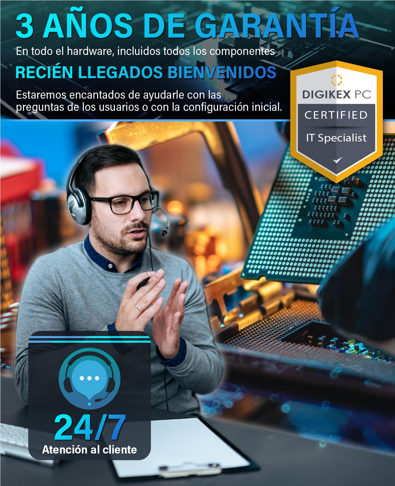 Greed® Multimedia V2 PC con Intel Core i7 10700 - Ordenador de sobremesa + Home Office PC con 4,8 GHz, 16 GB RAM - 512 GB SSD - DVD+RW - USB3.1 - Wi-Fi, con Windows 11 Pro
