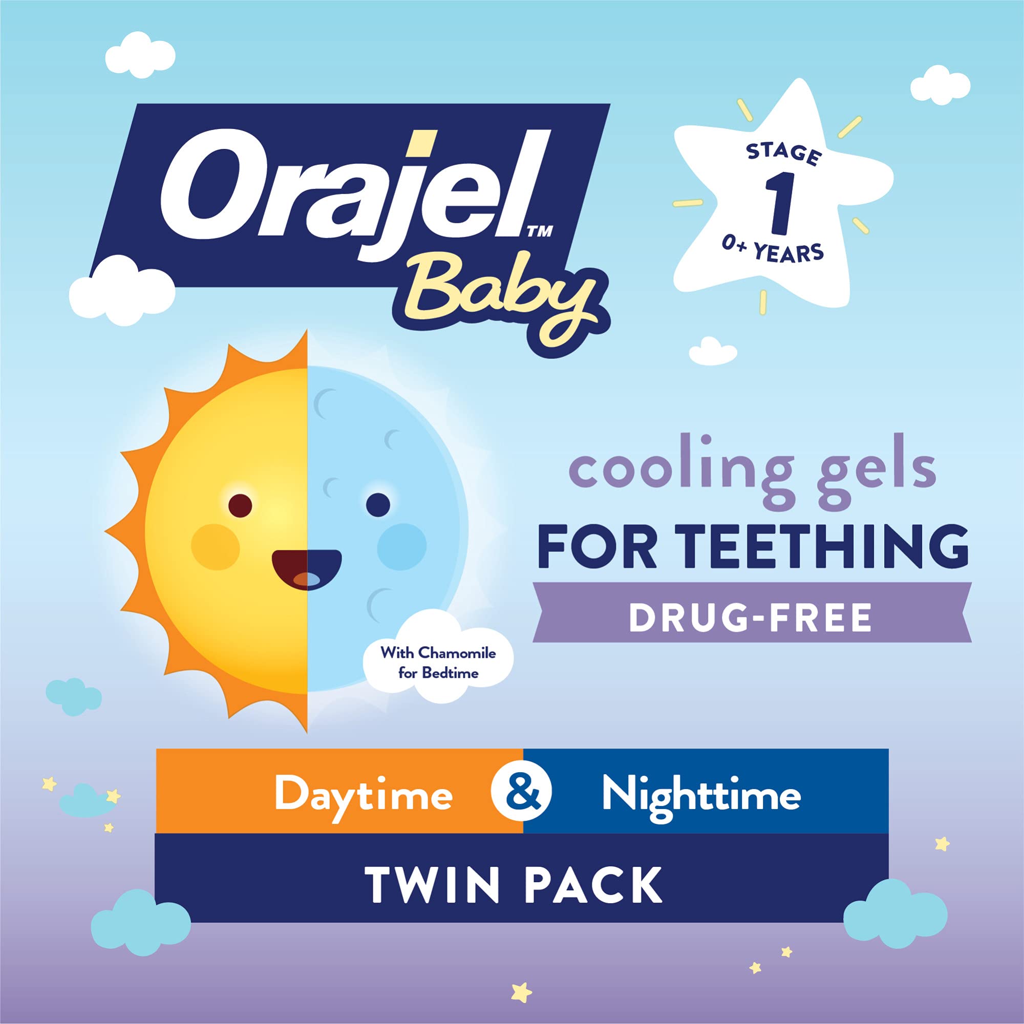 Orajel NonMedicated Cooling Teething Gel, Daytime, Oz lupon.gov.ph