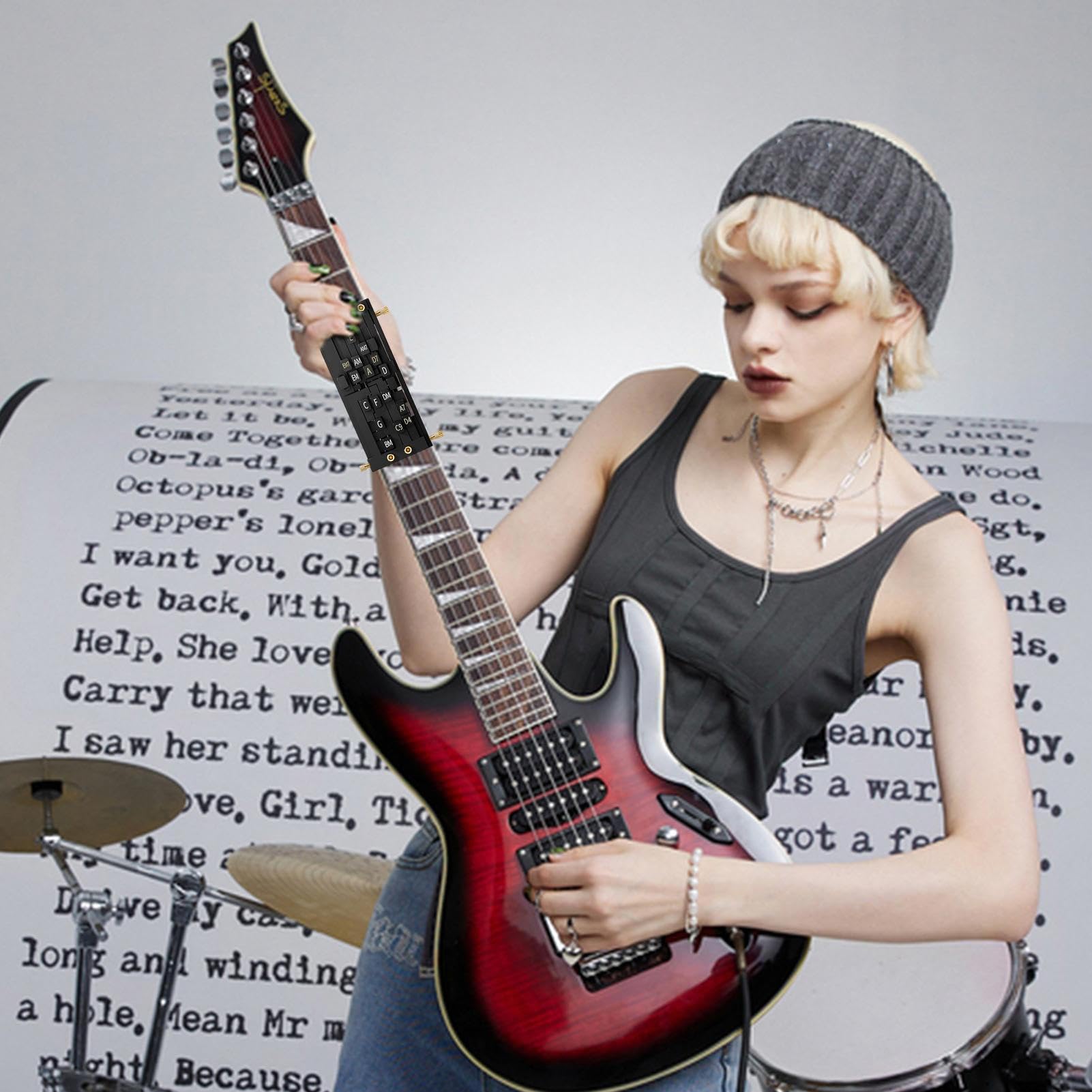 Dociskacz Akordów Gitarowych Narzędzie Dydaktyczne