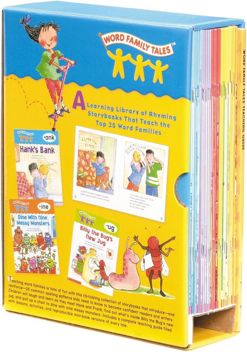 Word Family Tales Box Set: A Series of 25 Books and a Teaching Guide Paperback โ May 1, 2002