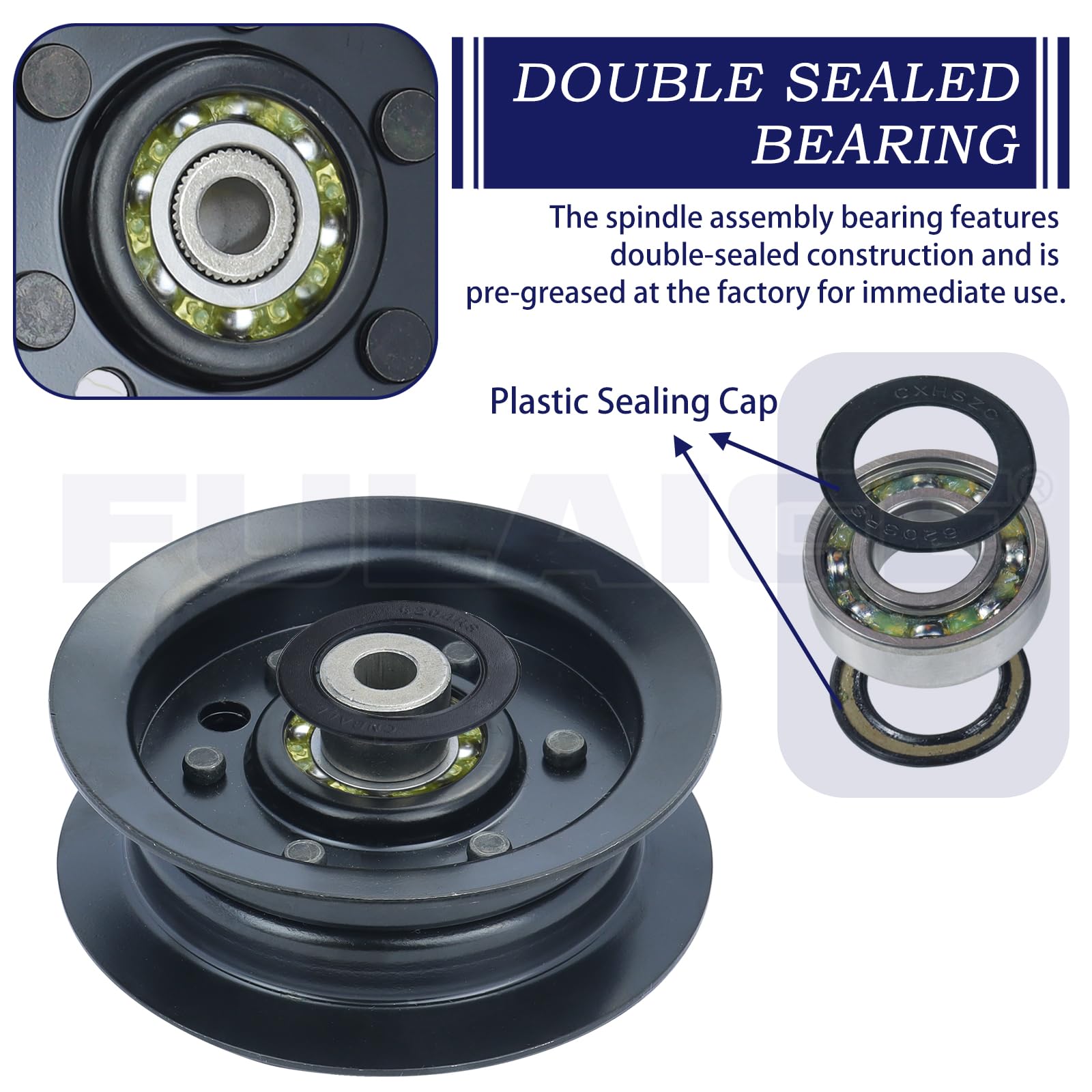 132-9420 Idler Pulley for Toro Timecutter SS5000 42" 50" Mower — Amazon image 6