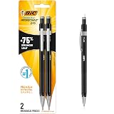 BIC Break Resistant Pro Mechanical Pencil, 2-Count, 0.7mm, Twist-Up Eraser – view 1