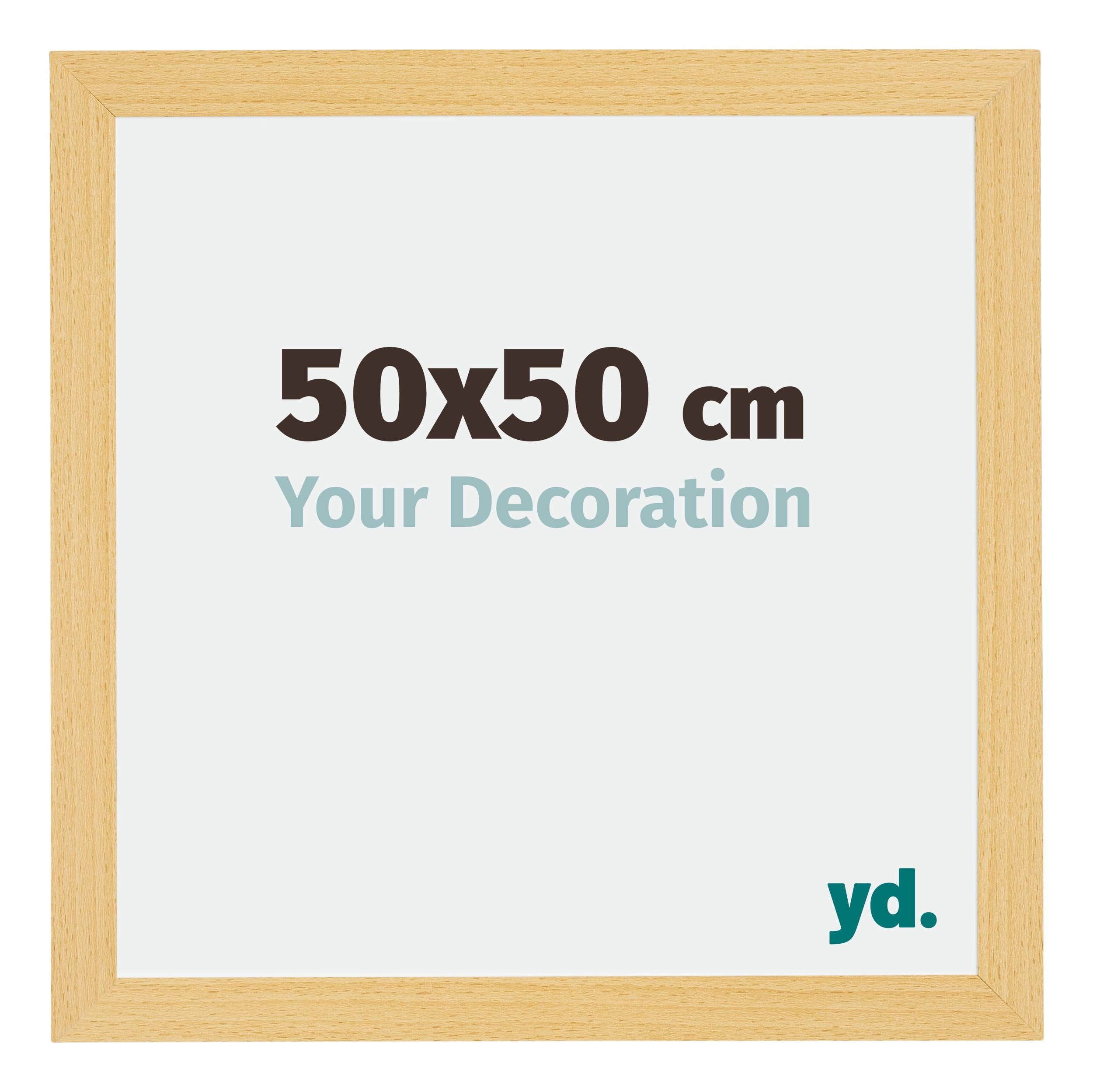 Your Decoration - Puzzle frame 50x50 - Beech Design - Puzzle frame 500-1000 Pieces - MDF Photoframe - Mura