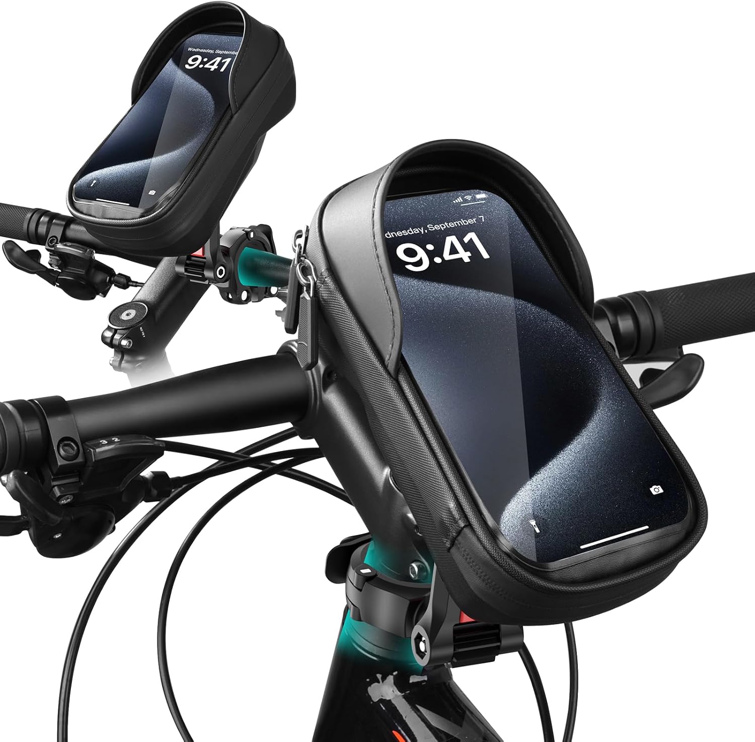 GIST Protezione Sella E Manubrio - Copertura Unisex Nero Per Bici - Foto 8