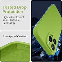 Vista 4 de FireNova Funda diseñada para iPhone 15 Pro Max Case, funda de teléfono de silicona mejorada [protección de cámara] con [2 protectores de pantalla]