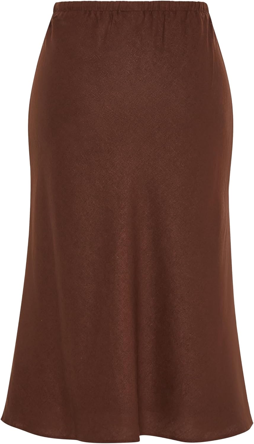 City Chic Women's Plus Size Skirt - Vivien Linen - Image 5