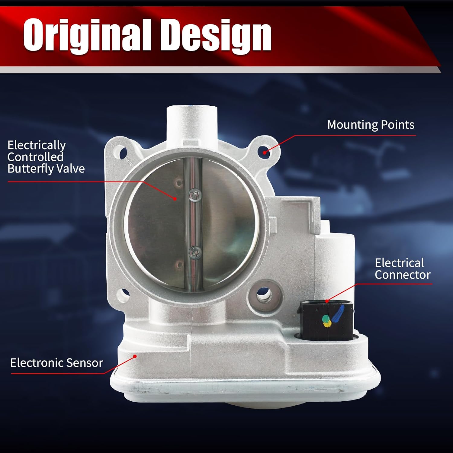 Electronic Throttle Body Assembly S20202 Replaces 4861661AB 977-785 | Compatible with Dodge Dakota Durango Nitro Ram 1500 Jeep Commander Grand Cherokee Liberty Mitsubishi Raider 3.7L 3.8L