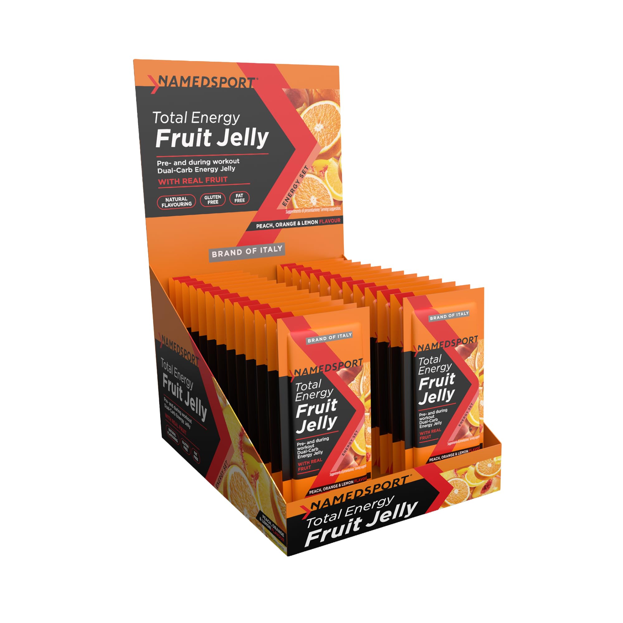 Total Energy Fruit Jelly Peach Orange & Lemon
