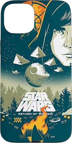 Miniatura 9 de Funda para iPhone 15 Pro Max con póster de película retro ilustrada de Star Wars El regreso del Jedi