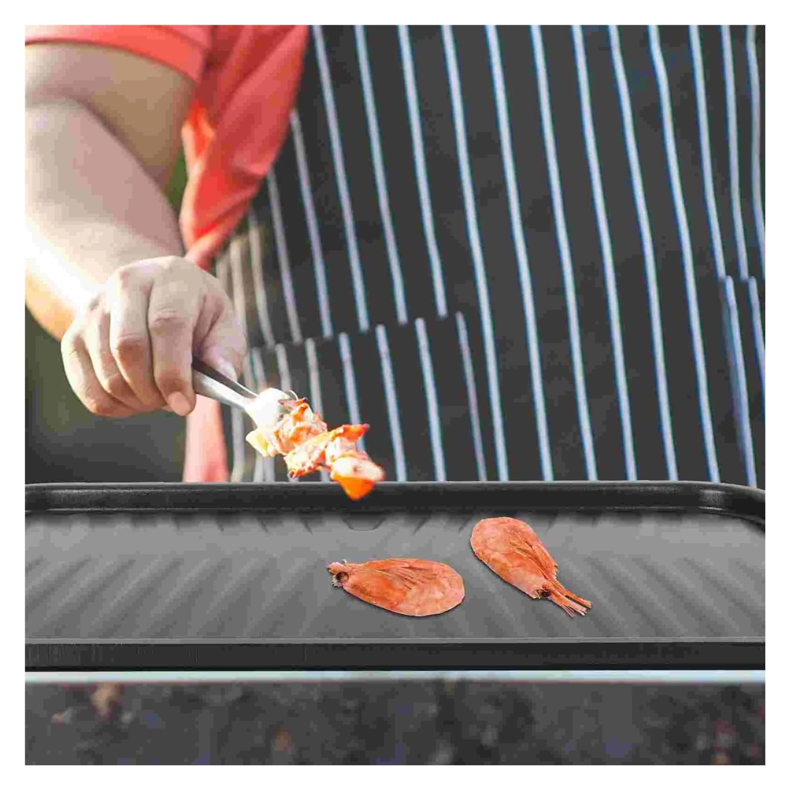 Bandeja de Horno Sartén for Parrilla de Barbacoa, sartén Antiadherente for freír por inducción, Bandeja for Hornear Teppanyaki, Bandeja for Pizza, asado