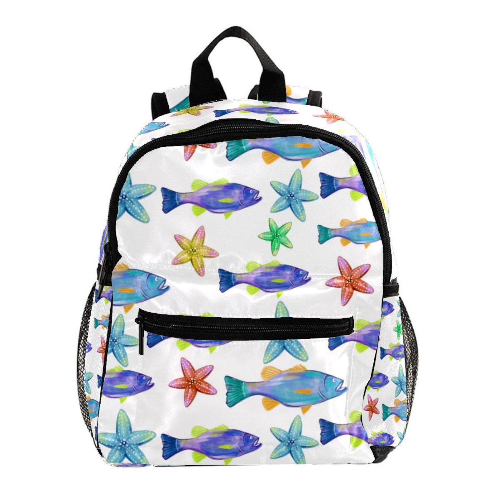 Sac à dos pour garçons poisson aquarelle 30 cm - 6