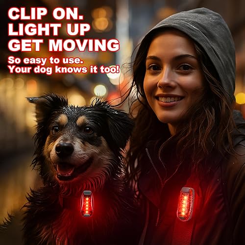 Miniatura 2 de Luz LED para correr nocturna de alta visibilidad, accesorios de seguridad con clip en luz estroboscópica intermitente para corredor, perro,