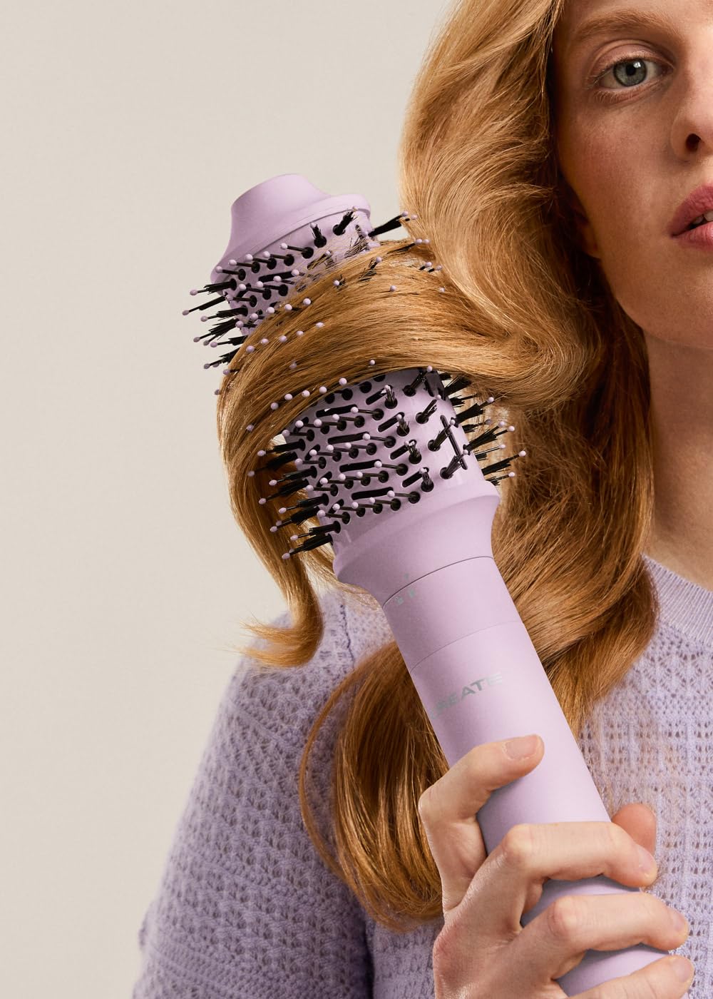 CREATE/ION STYLER PRO ADVANCE / 8-in-1-Ionen-Lufttrockner und Stylingbürste Violett/DC Brushless Motor, 2 Geschwindigkeiten, 8 Aufsätze, 3 Temperaturen, Kühlfunktion, Aufbewahrungsbox, 1400W