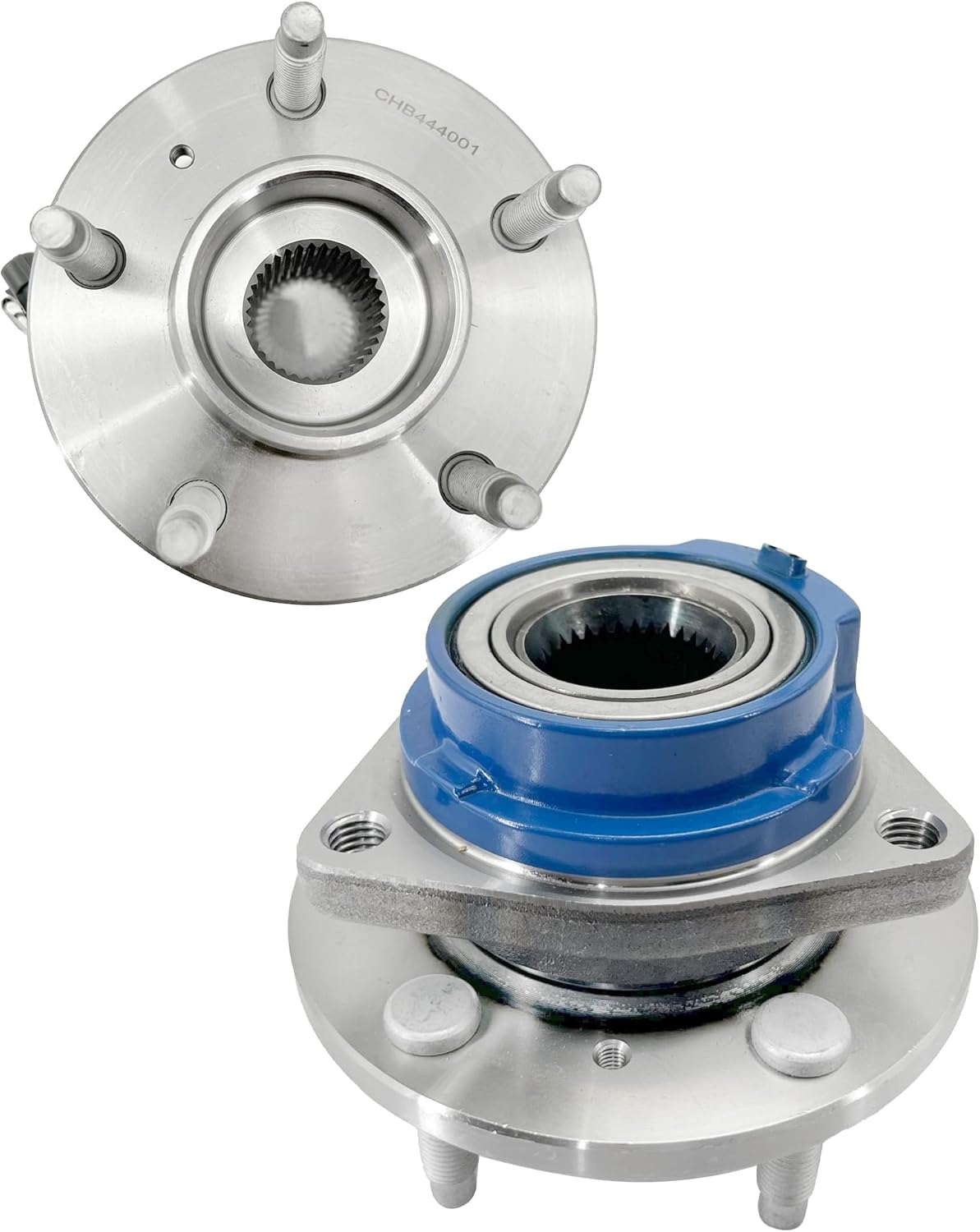 513121 Front Wheel Hub Bearing Assembly Fit for Chevy Impala Lucerne Venture, for Buick Century Regal, for Cadillac Eldorado Deville Seville, for Pontiac Montana Grand Prix 5 Lug w/ABS, 2Pcs