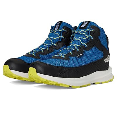 The North Face Kids Fastpack Hiker Mid Waterproof (Little Kid/Big Kid) Kids Shoes Hero Blue/TNF Black