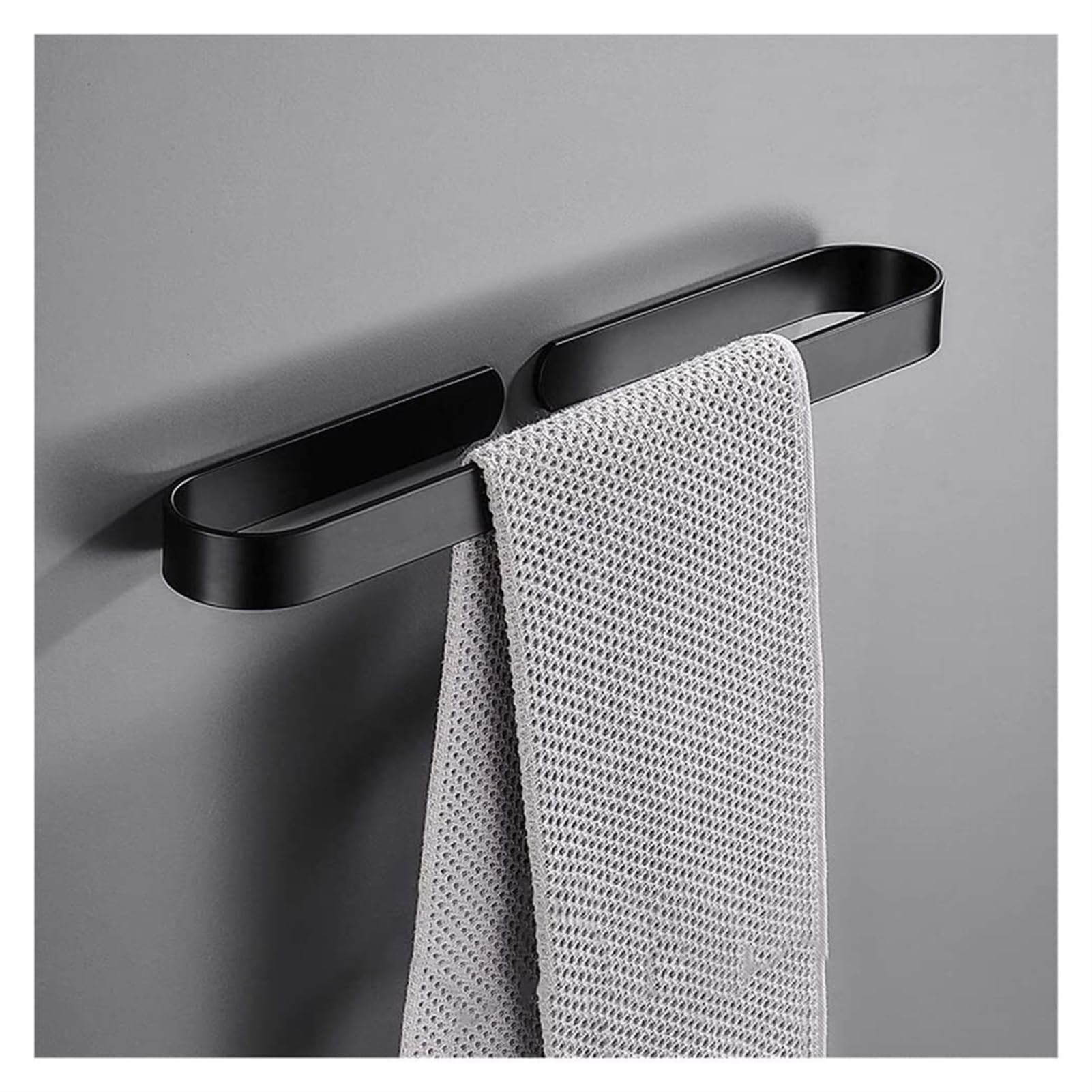 Toallero Toallero montado en la Pared Toallero de baño Simple y Moderno Espacio Aluminio Toallero montado en la Pared Toallero de baño Toallero con Acabado Pintado Toallero Estante de baño(50cm)