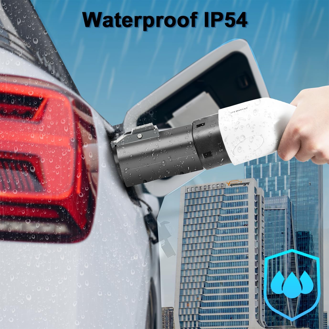 Type 2 to GBT Adapter AC 32A 3 Phase Electric Vehicle Charging Adapter IEC62196 to GB/T EV Charging Adapter