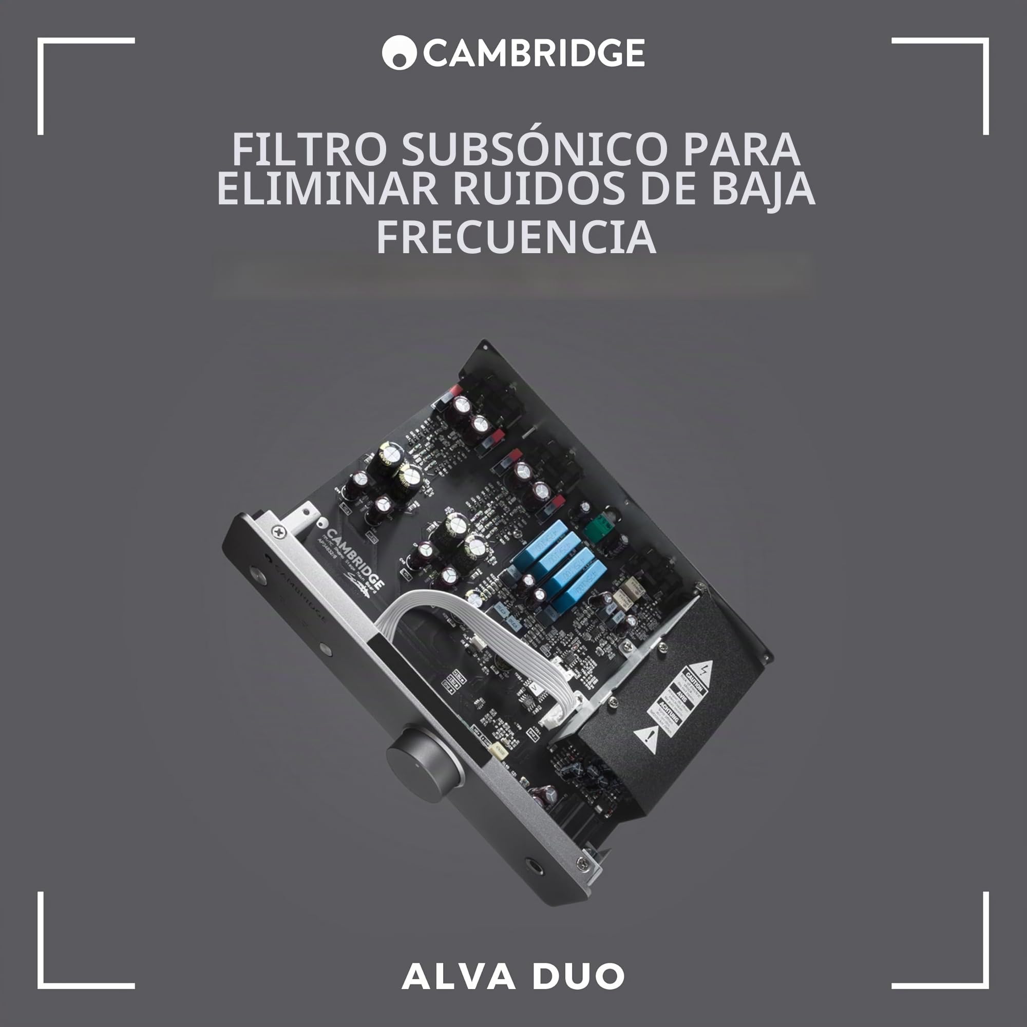 Cambridge Audio Alva Duo – Preamplificador Phono Moving Magnet & Moving Coil, preampli estéreo HiFi para Tocadiscos & Vinilo, ampli Auriculares – Lunar Grey