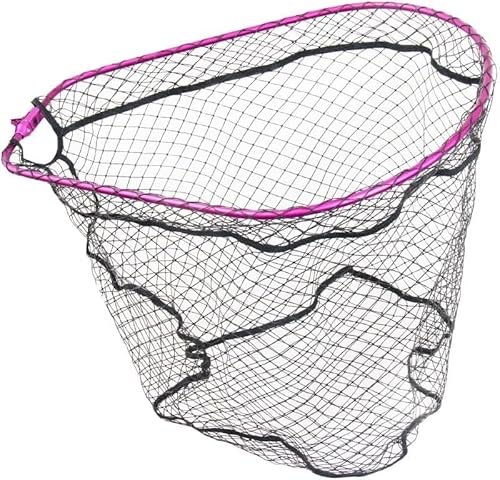 おり釣具 ランディングネット 3点セット BLUE LARCAL カーボン 玉の柄 6ｍ／5.5ｍ／5ｍ + ランディングネットＬ／Ｍ + タモジョイント (sip-netset) (6ｍ／パープル, ネットLサイズ) 8枚目