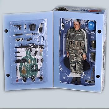 Amazon | Baosity 1/6スケール 陸軍兵士アクションフィギュア