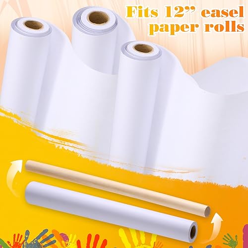 Miniatura 3 de Menkxi Dispensador de rollos de papel de mesa de madera, sin papel, tamaño adecuado para rollos de papel de 11.8 pulgadas de ancho, dispensador de