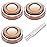 Facial Hair Remover Replacement Heads for Generation 1 Finishing Touch Flawless Facial Hair Removal Tool for Women,18K Gold-Plated Rose Gold 3 Count,First Generation by BECHY. (3 PCS Rose Gold)