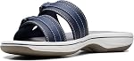 Clarks womens Breeze Piper Slide Sandal