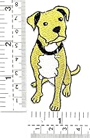 Vista 2 de HHO Patch - Parches para perros de Bull Terrier, Pit Bull Dog con logotipo de dibujos animados para niños, chaqueta para niña, parche para coser