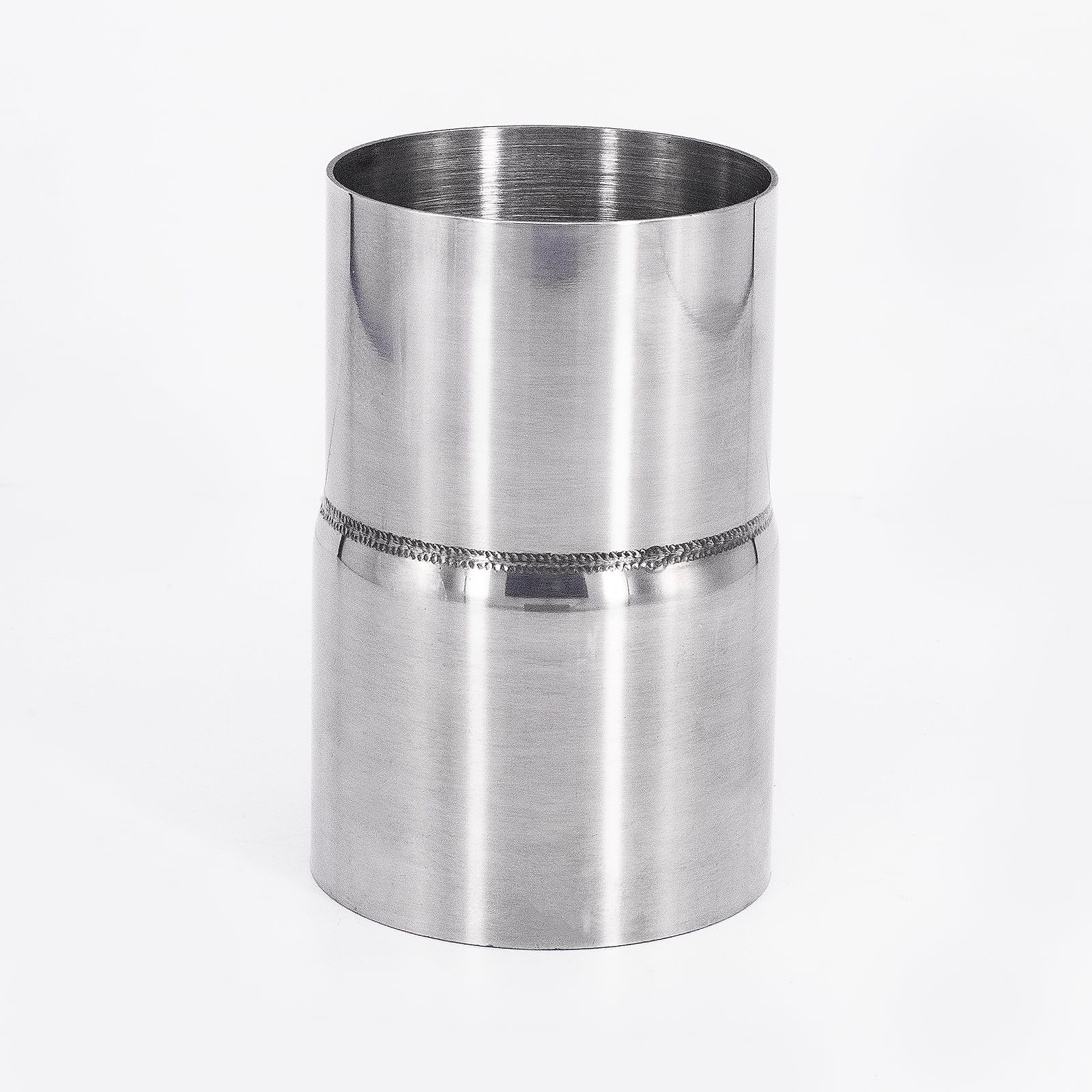 DEWIN Adattatore Universale Per Tubo Di Scarico In Acciaio Inox 201 – Riduttore Da 57mm A 63mm – Connettore Per Silenziatori E Terminali – Installazione Facile Senza Saldature