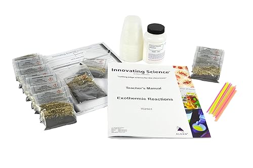 Kit de demostración de química de reacciones exotérmicas de ciencia innovadora (suministros para 15 grupos)