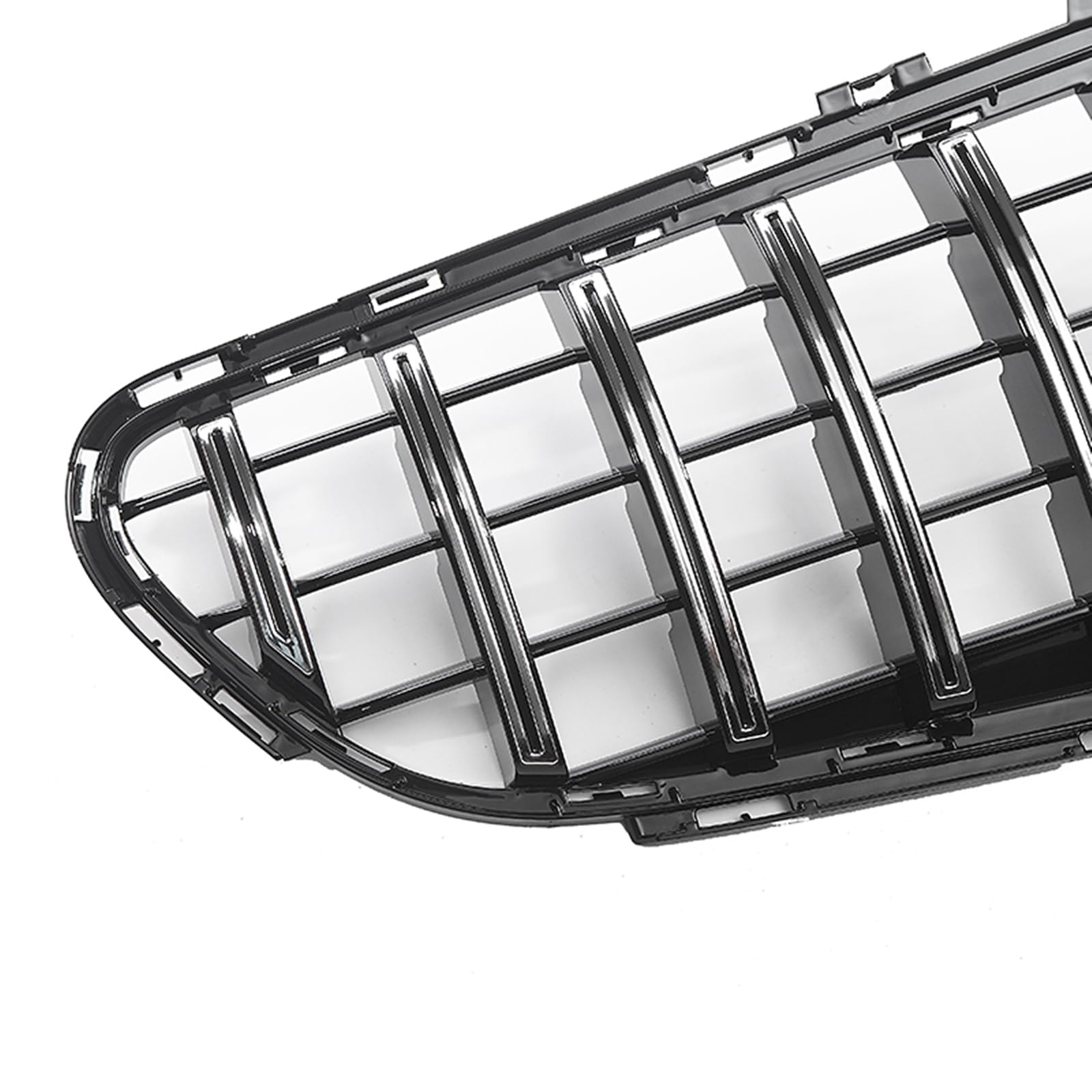 Osłona grilla przedniego samochodu do Mercedes Benz CLS 63 C218 W218 2015-2018 czarny srebrny