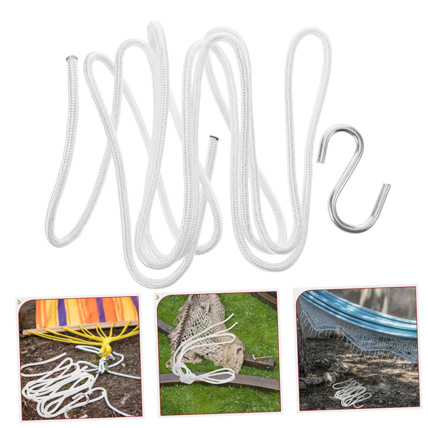 FUNOMOCYA Swing Straps for Tree 2 Pack Swing Ropes Rope Hanging Kit Hanging Kit Marine Grade