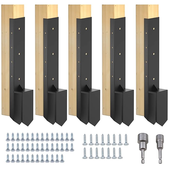 Buy Fence Post Repair Kit 12 Gauge Steel6*6 Fence Post Support Heavy