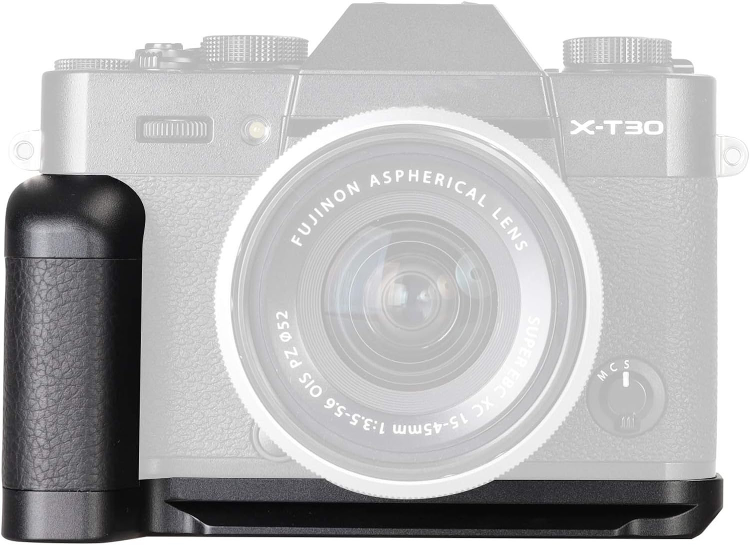 XT30-C Hand Grip Quick Release Plate L Bracket QR Plate Compatible with Fujifilm X-T30 X-T20 X-T10 Camera-Aluminium Leather - Image 7